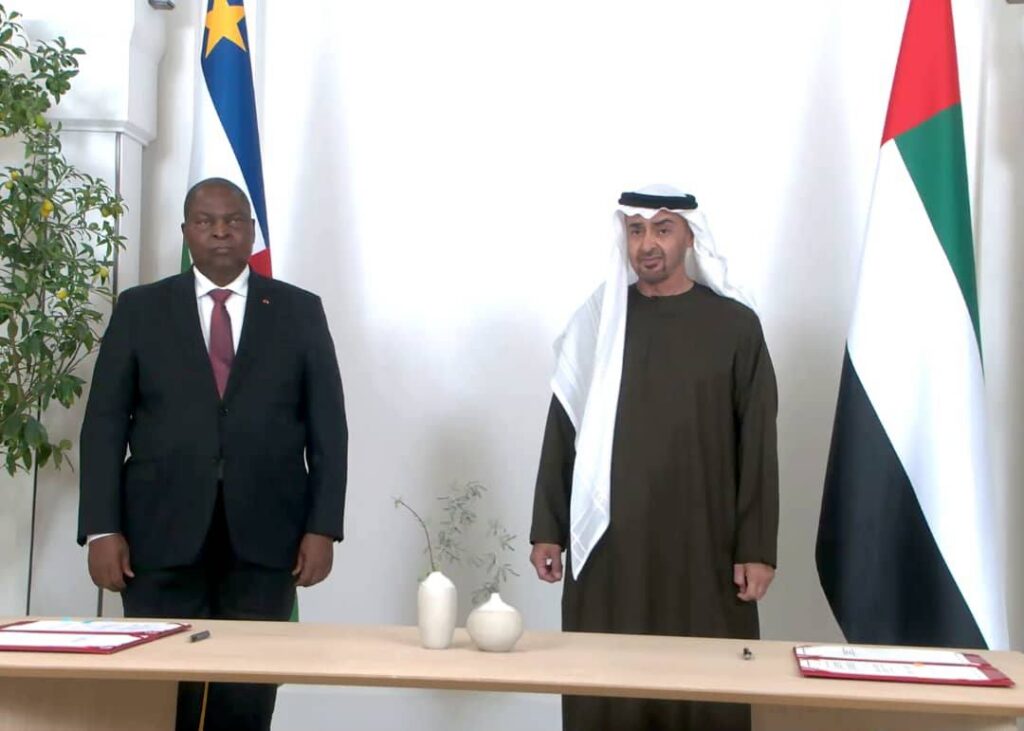 Diplomatie – Fin de la visite officielle du Président Touadéra à Abu Dhabi